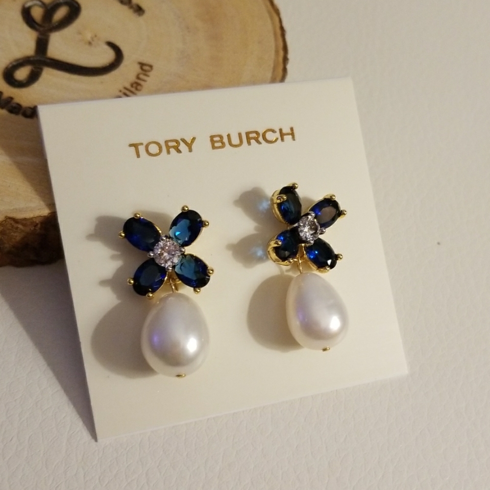Tory Burch pearl earrings